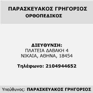 ΠΑΡΑΣΚΕΥΑΚΟΣ ΓΡΗΓΟΡΙΟΣ Γ