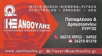 ΗΛΕΚΤΡΙΚΕΣ ΣΥΣΚΕΥΕΣ ΠΥΡΓΟΣ ΗΛΕΙΑΣ-ΞΑΝΘΟΥΛΗΣ ΗΛΙΑΣ