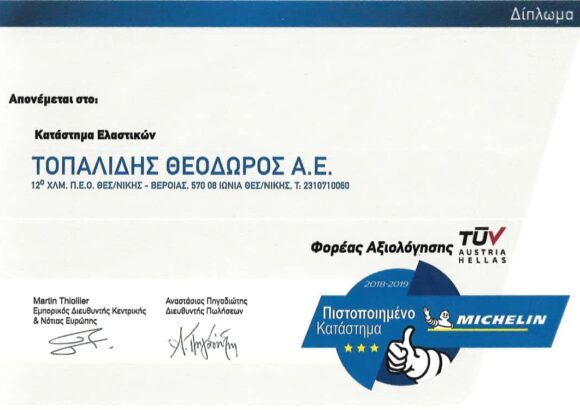 ΒΟΥΛΚΑΝΙΖΑΤΕΡ ΕΛΑΣΤΙΚΩΝ ΘΕΣΣΑΛΟΝΙΚΗ-ΤΟΠΑΛΙΔΗΣ ΘΕΟΔΩΡΟΣ