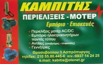 ΚΑΜΠΙΤΗΣ | ΠΕΡΙΕΛΙΞΕΙΣ – ΜΟΤΕΡ | ΑΣΠΡΟΠΥΡΓΟΣ