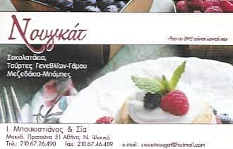 ΝΟΥΓΚΑΤ | ΖΑΧΑΡΟΠΛΑΣΤΕΙΟ | ΝΕΟ ΨΥΧΙΚΟ ΑΤΤΙΚΗΣ